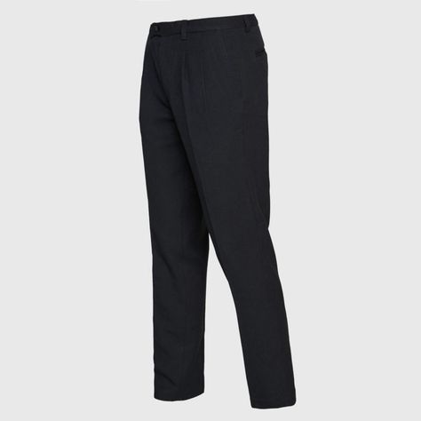Pantalón Poly-Rayon Hombre Negro-1