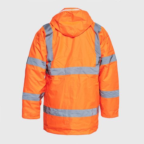 Parka Alta Visibilidad Naranja-3