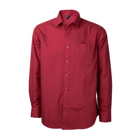 Camisa Trevira  Ml Comfort Rojo-0