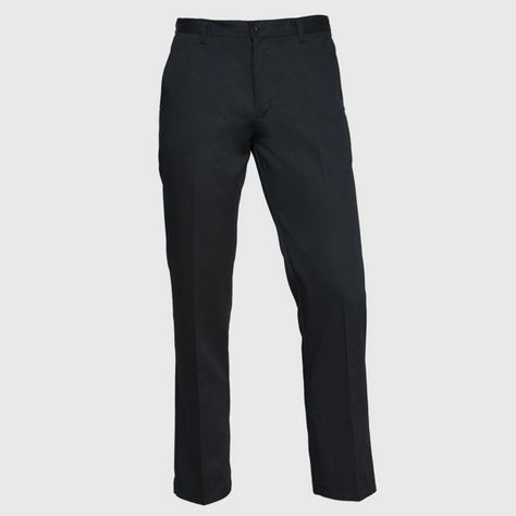 Pantalón Gabardina T/C Hombre Negro-0