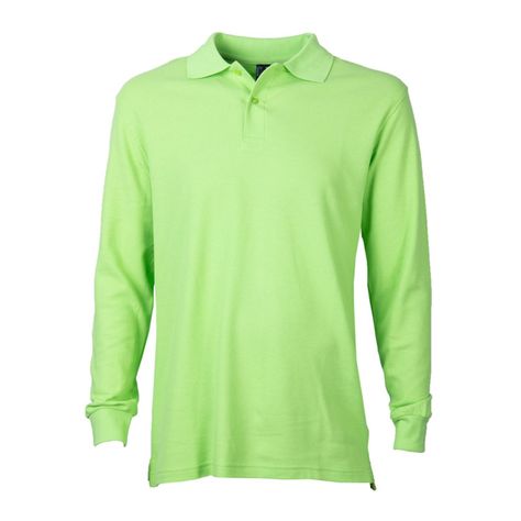 Polera Pique Hombre 80/20 M/L Verde-0