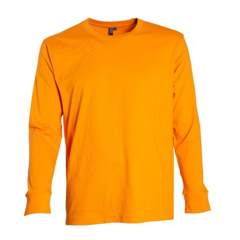 Polera Polo Tubular M/L Hombre Naranja-0