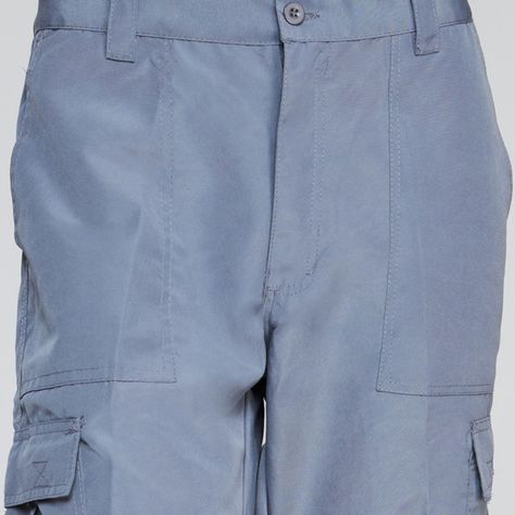 Pantalón Cargo Poplin Reflectante Cintura Elastica Gris-4