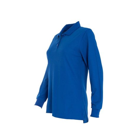 Polera Ml Mujer Waffle  Azul-1