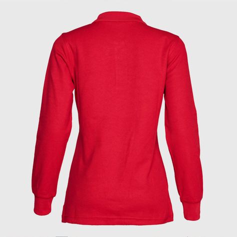 Polera Ml Mujer Waffle  Rojo-3