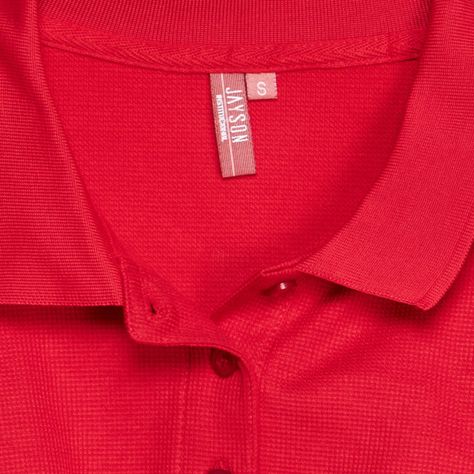 Polera Ml Mujer Waffle  Rojo-4