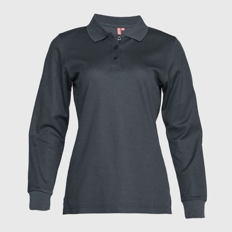 Polera Ml Mujer Waffle  Gris oscuro-0
