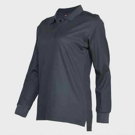 Polera Ml Mujer Waffle  Gris oscuro-1