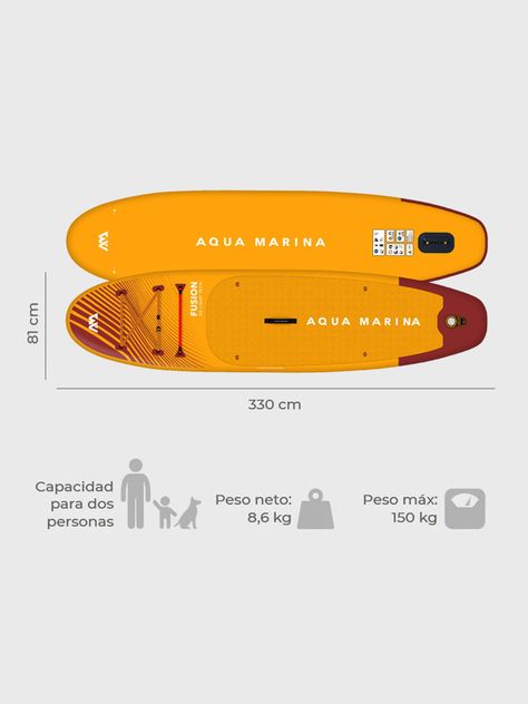 Stand Up Paddle Inflable Aqua Marina Fusion Sup 10'1'"-2