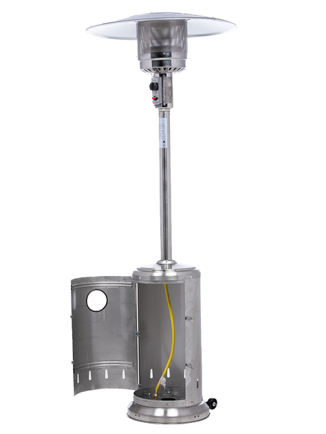 Estufa Calefactor Exterior Silver Pro Acero Inoxidable Relan-5
