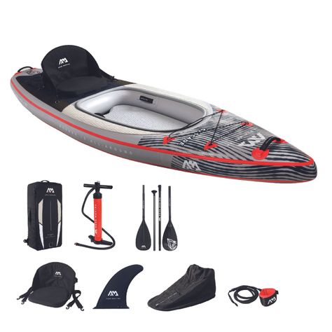 SUP Kayak Hibrido Inflable / Cascade Aqua Marina 11 Pies-0