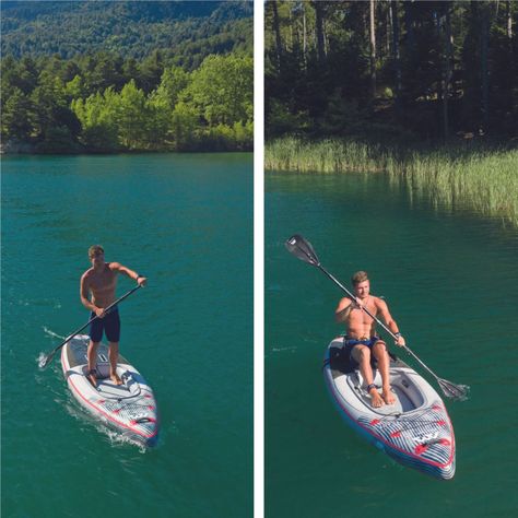 SUP Kayak Hibrido Inflable / Cascade Aqua Marina 11 Pies-5