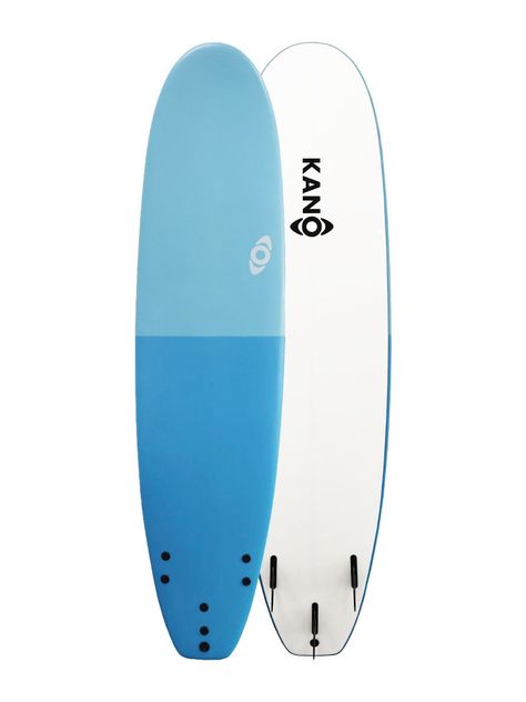 Softboard Kano / Tabla De Surf / 8 Pies + Leash Y Quillas-0