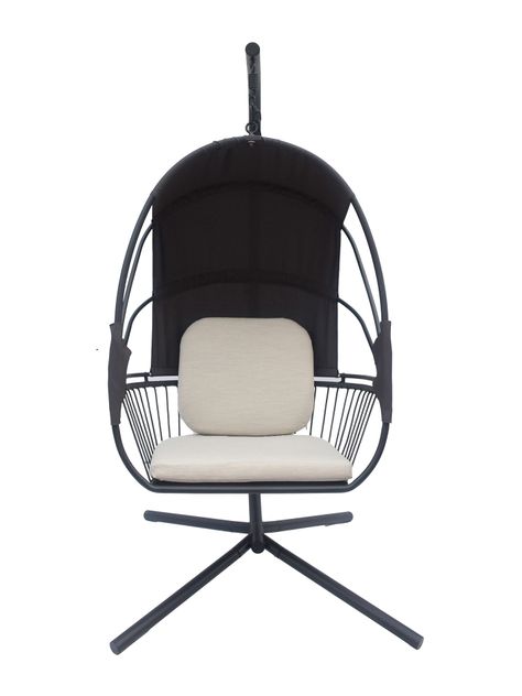 Silla Colgante Bali para Terraza con Base y Cojines-7