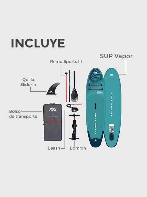 Stand Up Paddle Inflable Vapor 10’4″ Aqua Marina-4