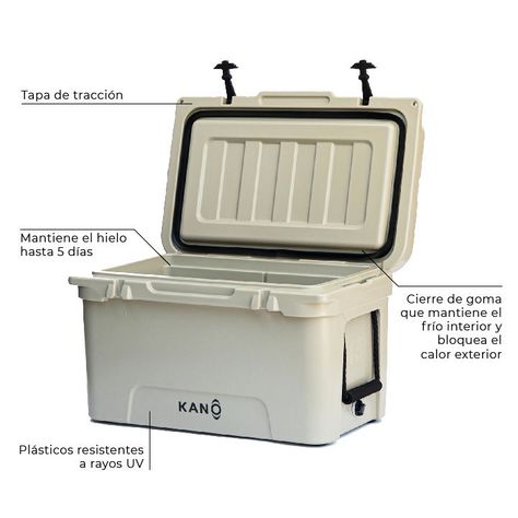 Cooler Nevera Rígida O´Higgins 45QT Marfil-3