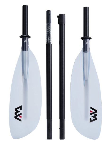 Remo Kayak Desarmable AquaMarina KP-2 Palas Transparentes-4