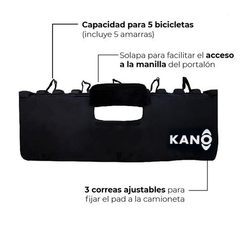 Pad Kano - Portalon - Portabicletas Para Camionetas-2