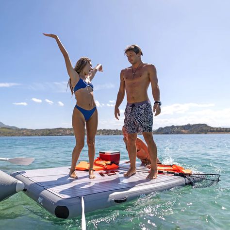 Plataforma Inflable Island+ Para Embarcaciones Aqua Marina-7