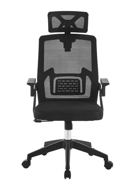 Silla de Escritorio con Cabezal Ergonomus Doha Negro-6
