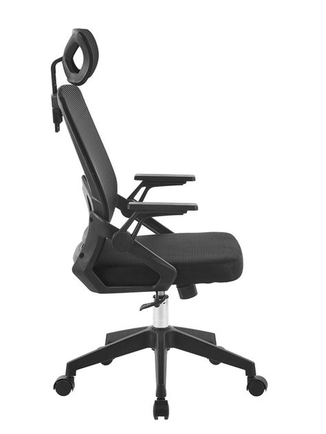 Silla de Escritorio con Cabezal Ergonomus Doha Negro-7
