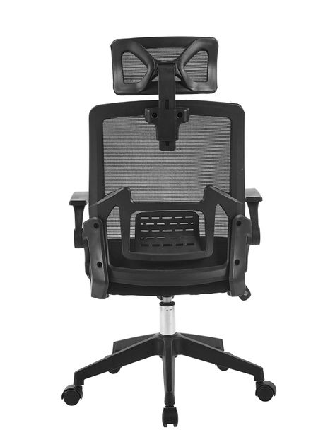 Silla de Escritorio con Cabezal Ergonomus Doha Negro-8