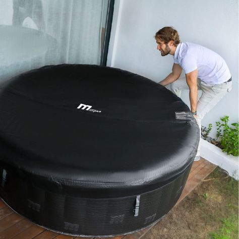 Hot Tub Inflable Starry Comfort Luz LED Para 6 Personas MSpa-7
