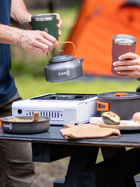 Set de Ollas Para Camping Kano Portatil Cocina Outdoor-1