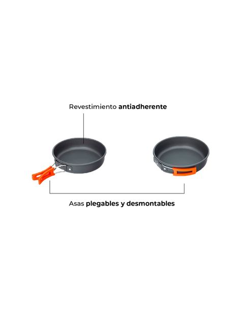 Set de Ollas Para Camping Kano Portatil Cocina Outdoor-3