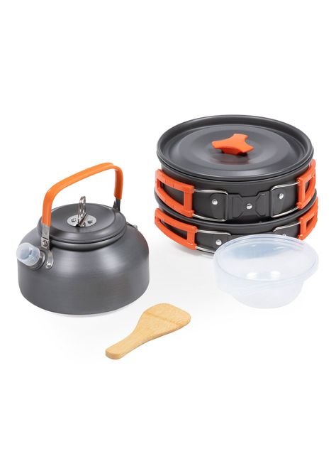 Set de Ollas Para Camping Kano Portatil Cocina Outdoor-5