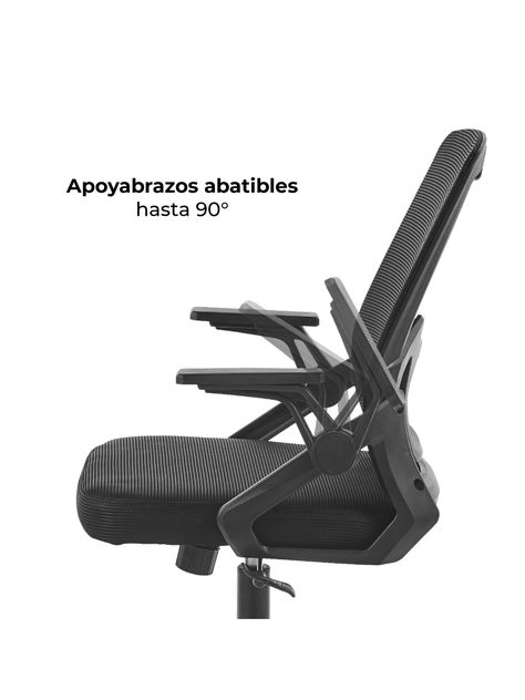 Silla de Escritorio Ergonomus Kobe Negro Ergonómica-2