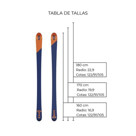 Skis Esquíes de Nieve KS91 Kano-7