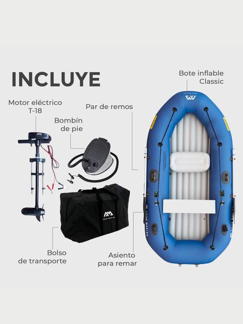 Bote Classic con motor eléctrico-3