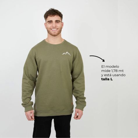 Polerón Montañas / Ropa Kano / Poleron Verde-0