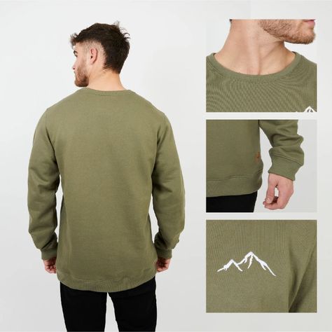 Polerón Montañas / Ropa Kano / Poleron Verde-2