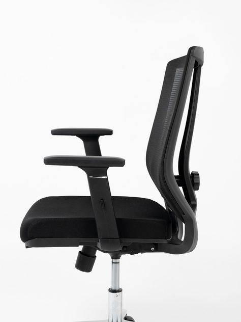 Silla de Escritorio Ajustable Ergonomus Sendai Cromada-8