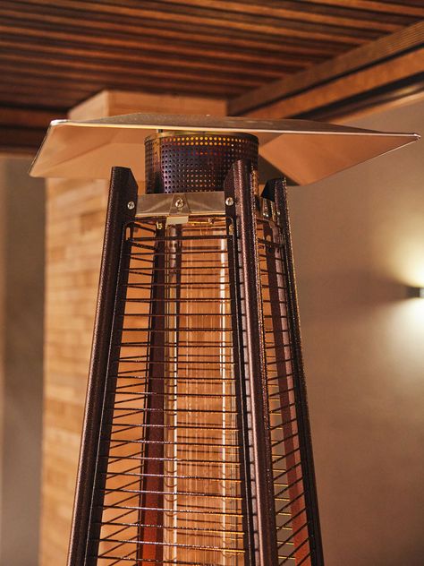 Estufa Calefactor a Gas Para Exterior de Rattan Relan-6