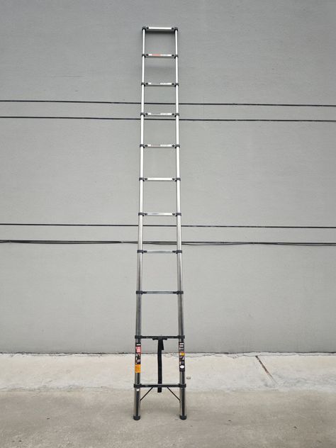 Escalera Telescópica Halten 4,3 Mts Aluminio Retráctil-2