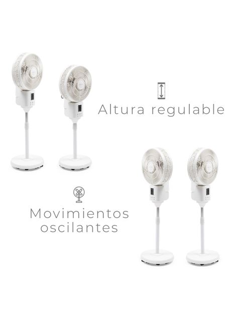 Ventilador con Aspersor Relan Air & Mist Con Control Remoto-4