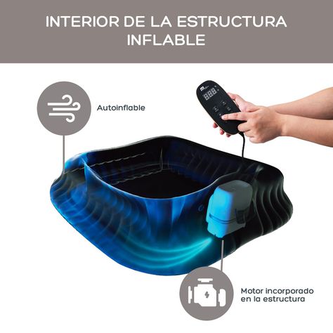 Hot Tub Inflable Camaro Premium Para 4 Personas MSpa-4