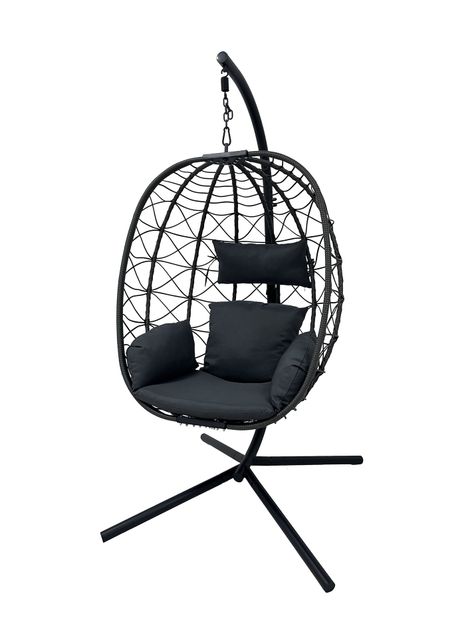 Silla Colgante Fiji para Terraza con Base y Cojines-0
