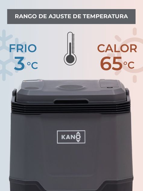Cooler Eléctrico Portátil Kano Queulat Enfría y Calienta 33L-1
