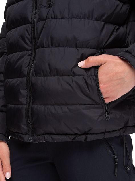 Parka Reversible Mujer color Negro / Morado Kano Alerce-9
