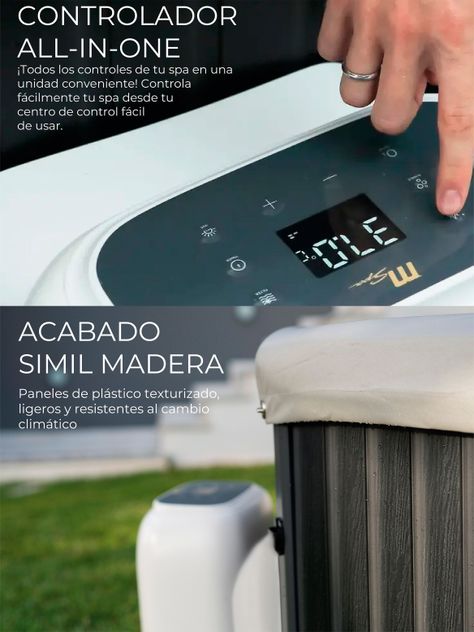 Hot Tub Rígido Tuscany Lite 6 Frame Desmontable-5