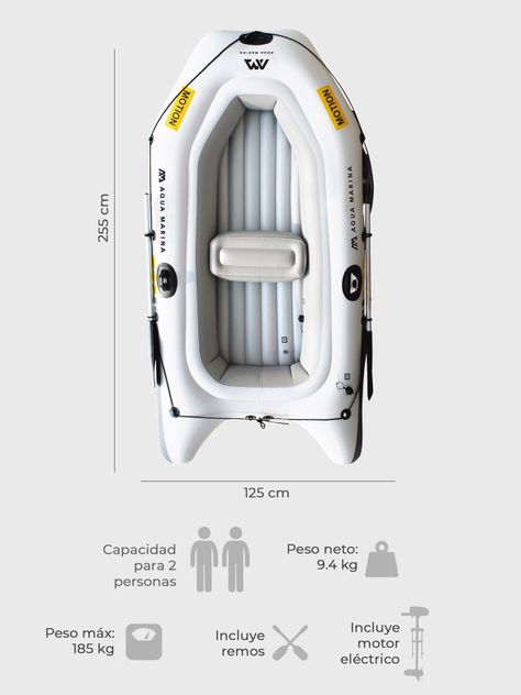 Bote Inflable Motion + Motor eléctrico / Aqua Marina-1