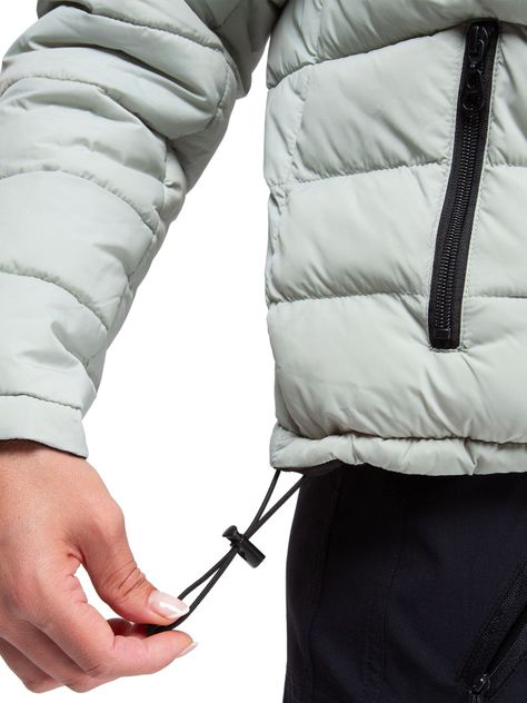 Parka Reversible Mujer Verde Agua / Negro Kano Alerce-5