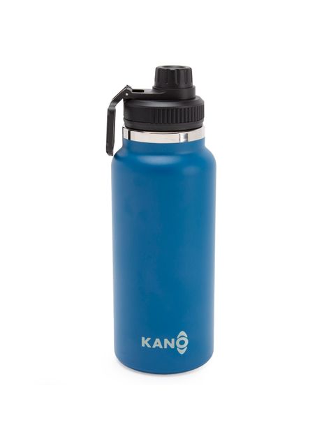 Botella Insulada Azul 1 litro / Botella Agua Kano-0