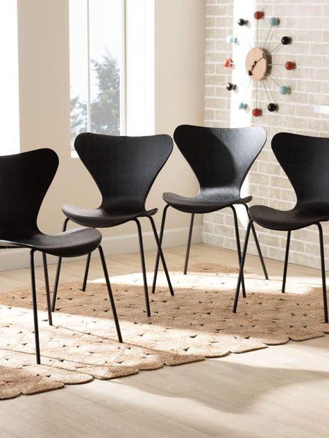 Set de 4 Sillas Curvas de Comedor Top Living Belica-9