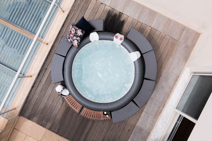 Hot Tub Inflable / Spa Ottoman 6 Comfort / Mspa 6 Personas-7
