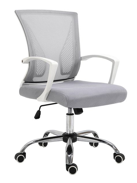 Silla de Escritorio Ergonómica Top Living Burdeos Gris-0